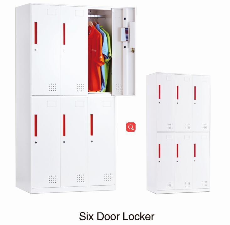 Lockers Six  Door Locker